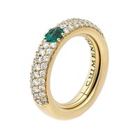 Ring Chimento Woman in Yellow Gold Smeraldo 1AS1940EB1140